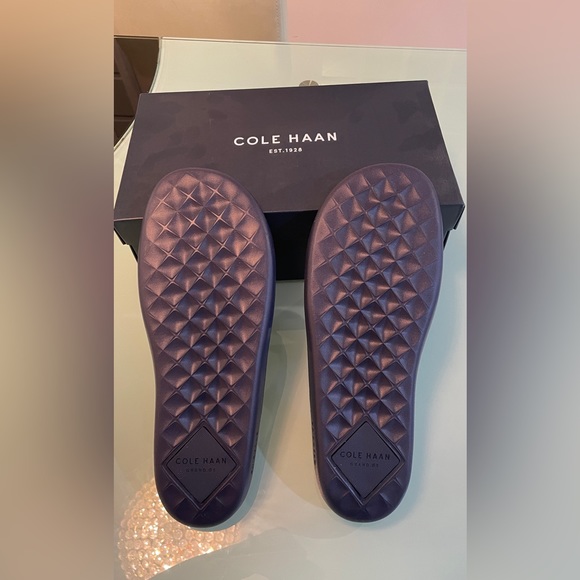 Cole Haan Mens Mens Grandpro Slide Sandals, Blue, Size 12. - Picture 4 of 5